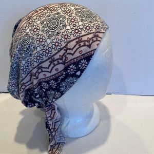 Vintage Gather Top Head Scarf